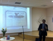 Viešojoje bibliotekoje prof. dr. Liudo Mažylio viešnagė