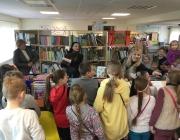 Viešojoje bibliotekoje nuotaikinga ir pavasariška Atvelykio šventė - padūkusios Velykėlės1