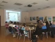 Viešojoje bibliotekoje svečiavosi MRU bibliotekos atstovai